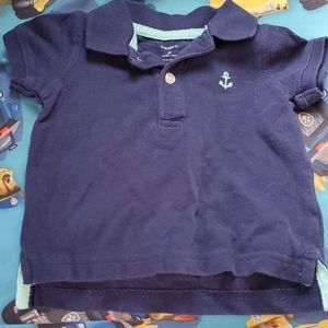 Carters short sleeve dark blue